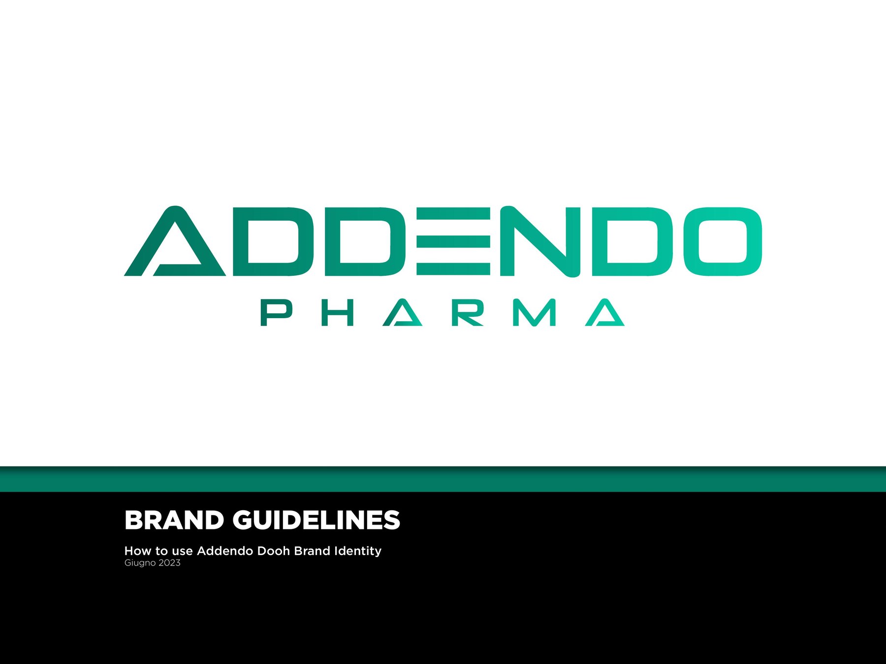 Logo Addendo Pharma su sfondo bianco